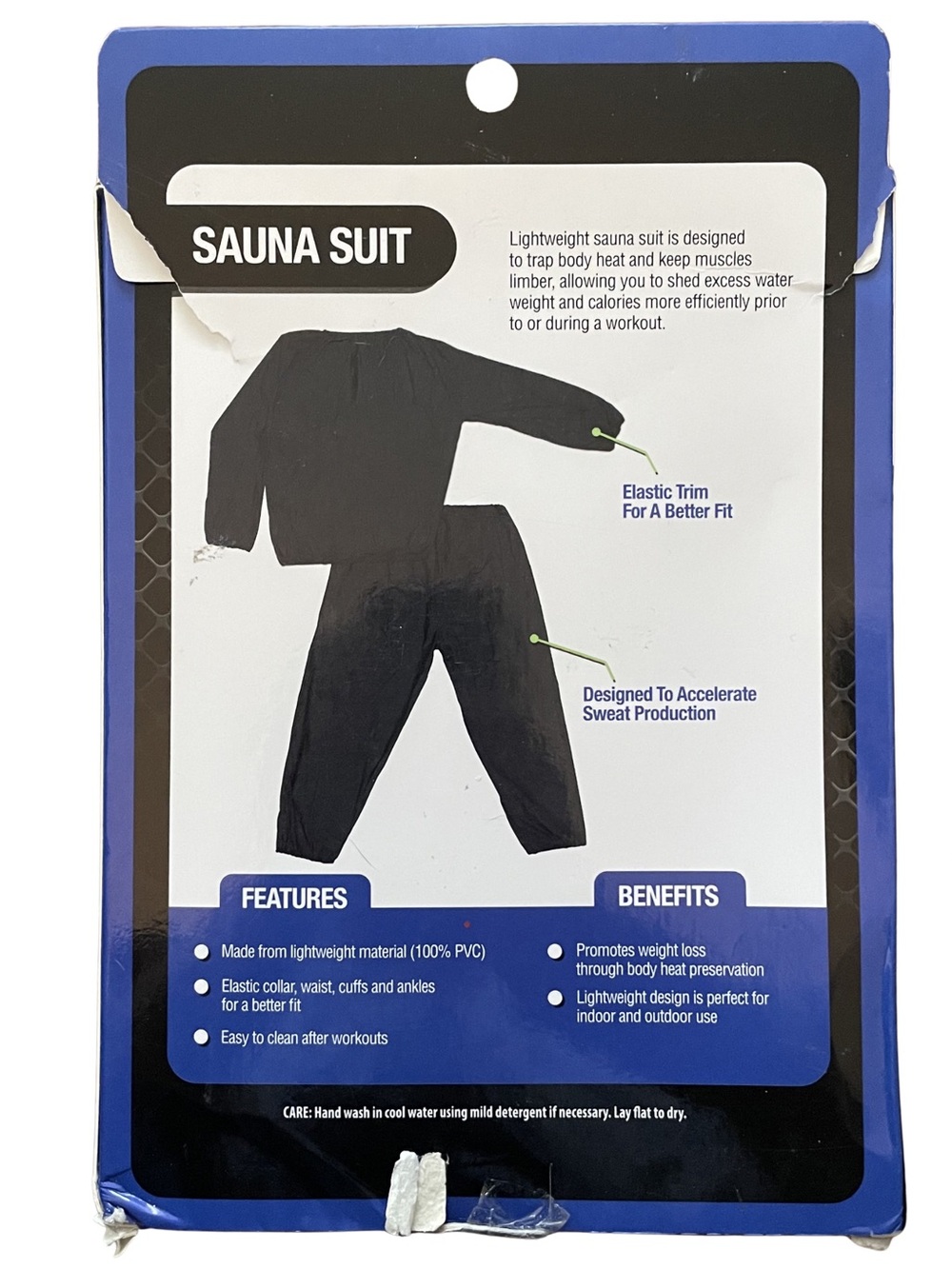 PRO STRENGTH Unisex Black Sauna Suit 2 Piece Set L/XL New - Picture 3 of 4